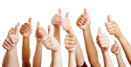 clients thumbs up